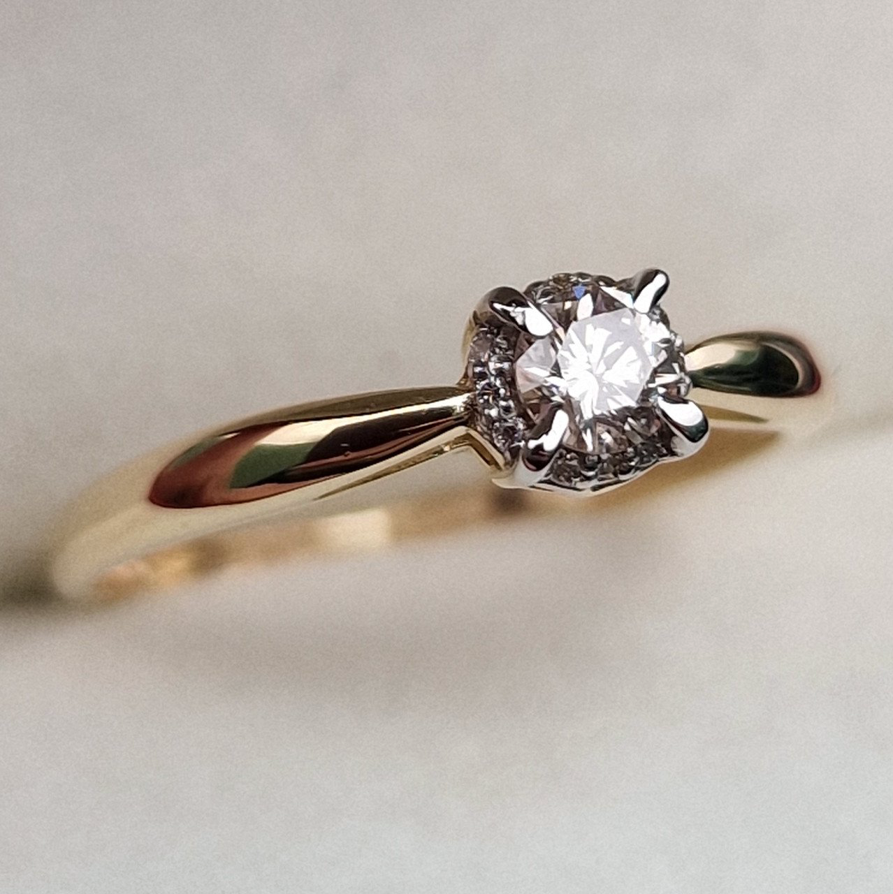 Кольцо Deimantas 99981763 16,5р 1,51гр 0,211ct. купить,NaN