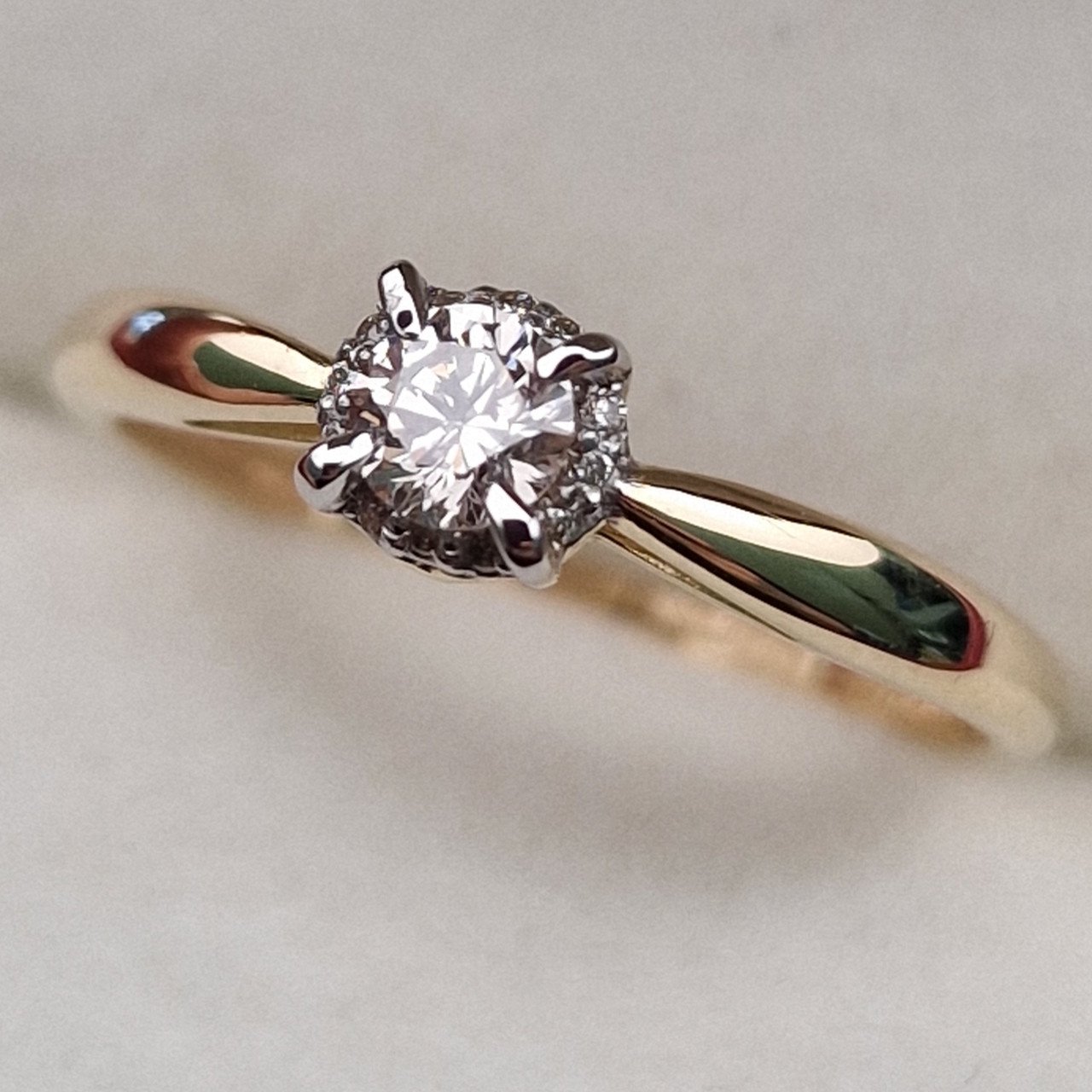 Кольцо Deimantas 99981763 16,5р 1,51гр 0,211ct. купить,NaN