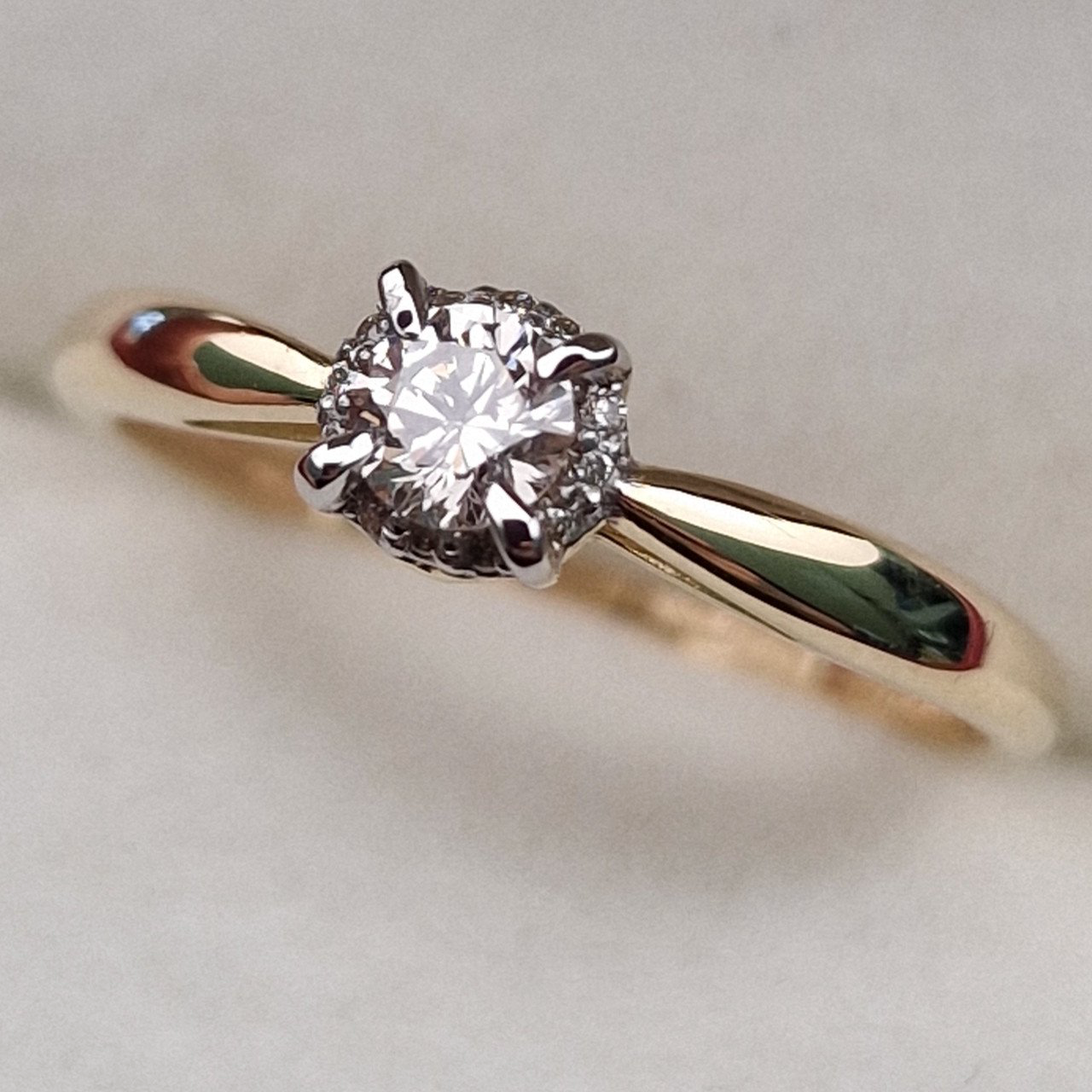 Кольцо Deimantas 99981763 16,5р 1,51гр 0,211ct. купить,NaN