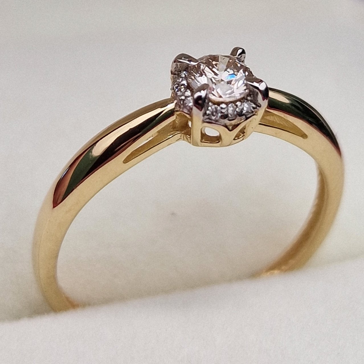 Кольцо Deimantas 99981763 16,5р 1,51гр 0,211ct. купить,NaN