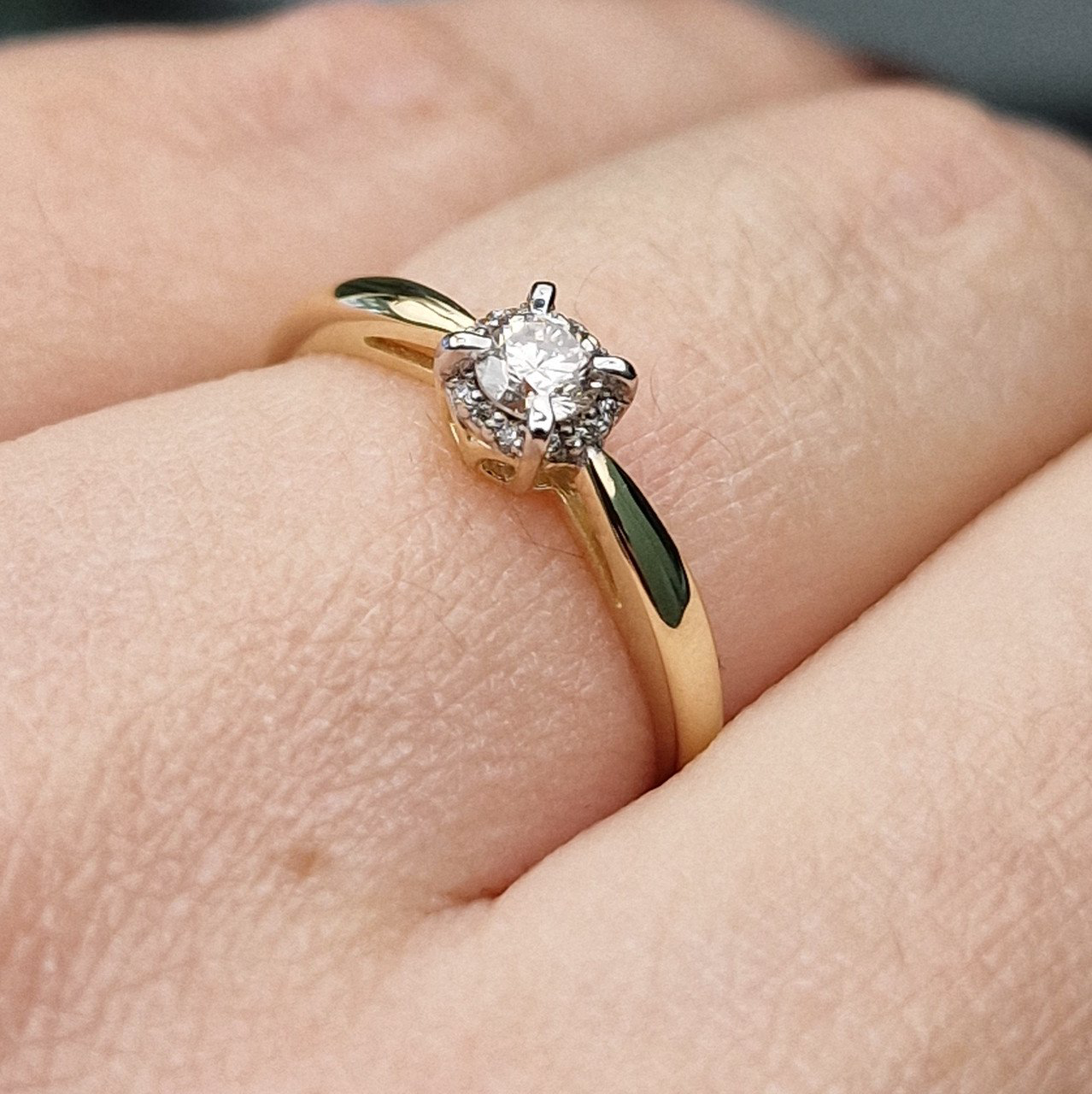 Кольцо Deimantas 99981763 16,5р 1,51гр 0,211ct. купить,NaN
