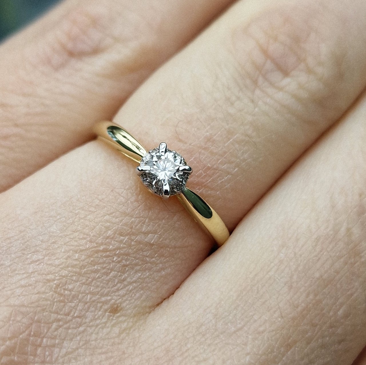 Кольцо Deimantas 99981763 16,5р 1,51гр 0,211ct. купить,NaN