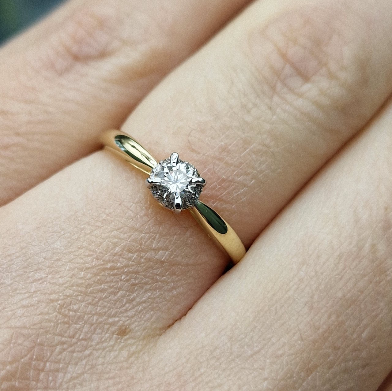 Кольцо Deimantas 99981763 16,5р 1,51гр 0,211ct. купить,NaN