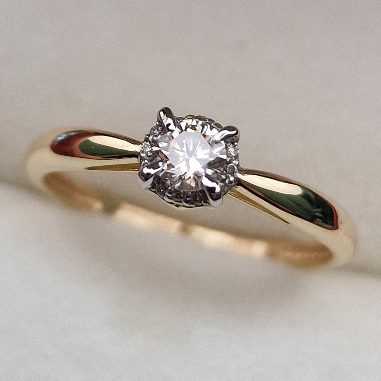 Кольцо Deimantas 99981763 16,5р 1,51гр 0,211ct. купить,NaN