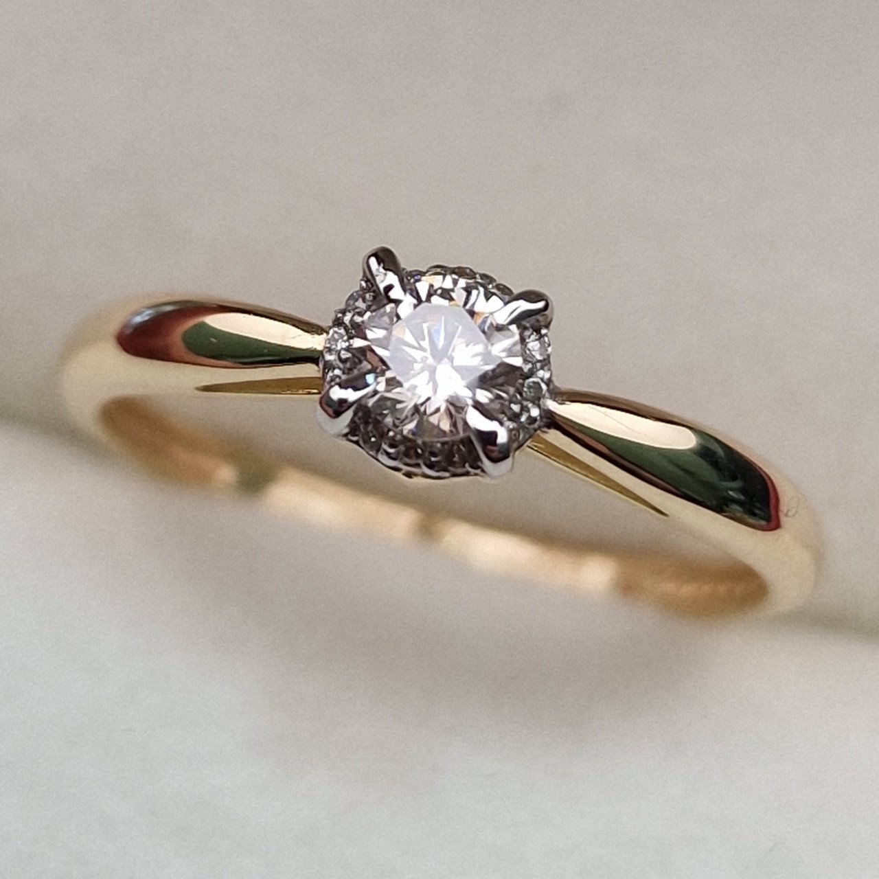 Кольцо Deimantas 99981763 16,5р 1,51гр 0,211ct. купить,NaN