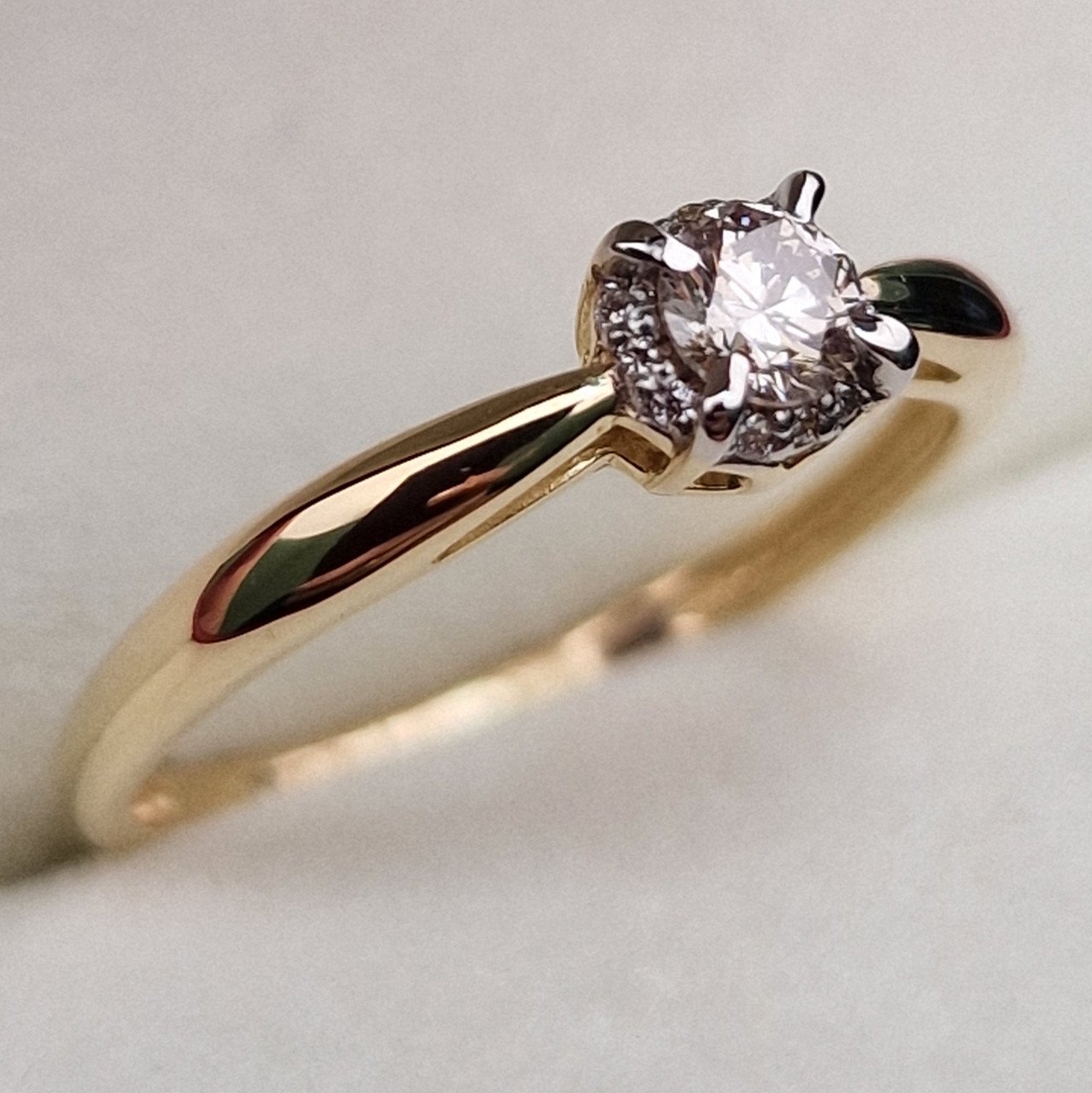 Кольцо Deimantas 99981763 16,5р 1,51гр 0,211ct. купить,NaN