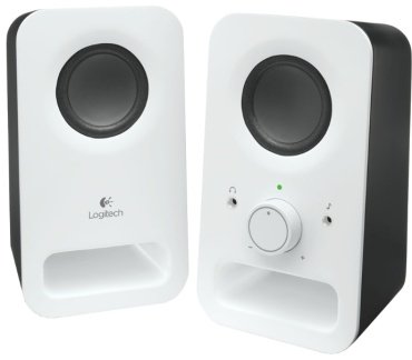 Компьютерные колонки Logitech Z150 черный-белый