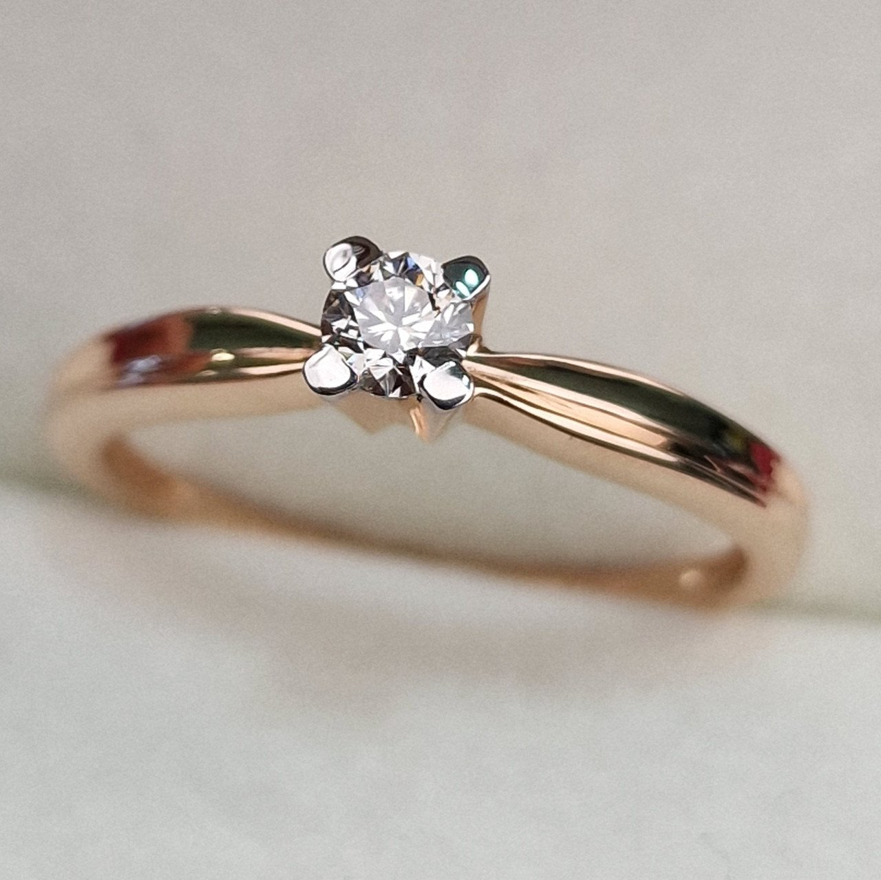 Кольцо Deimantas 99981777 17,5р 2,05гр 0,19ct. купить,NaN