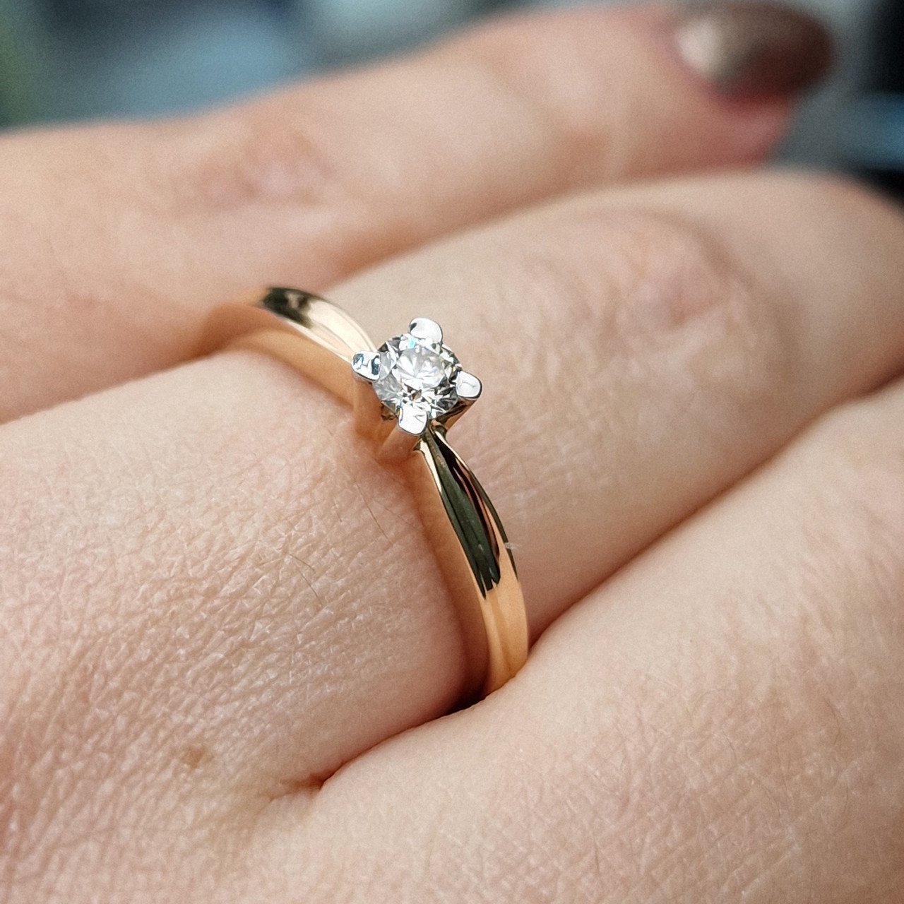 Кольцо Deimantas 99981777 17,5р 2,05гр 0,19ct. купить,NaN