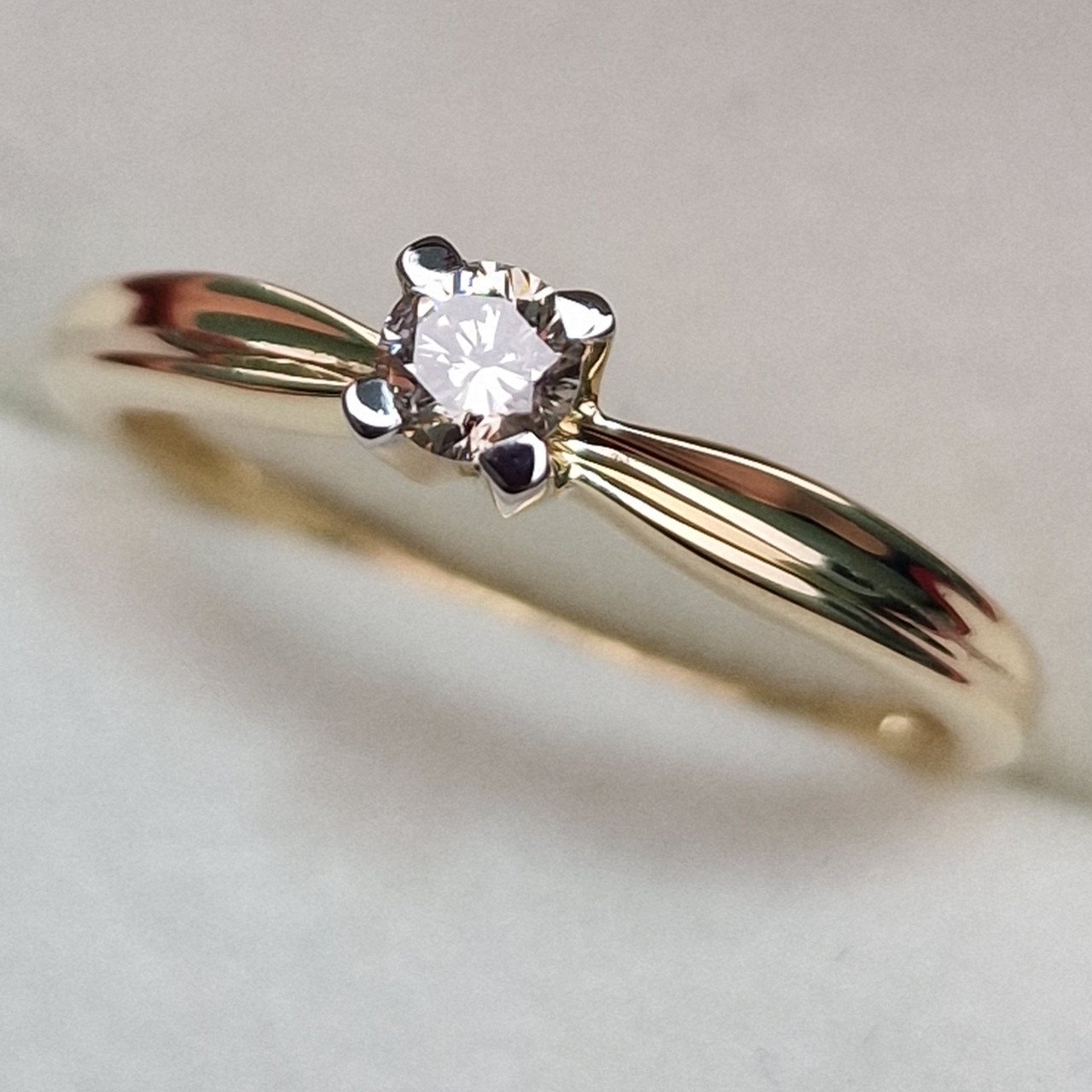 Кольцо Deimantas 99981796 17,5р 1,93гр 0,182ct. купить,NaN
