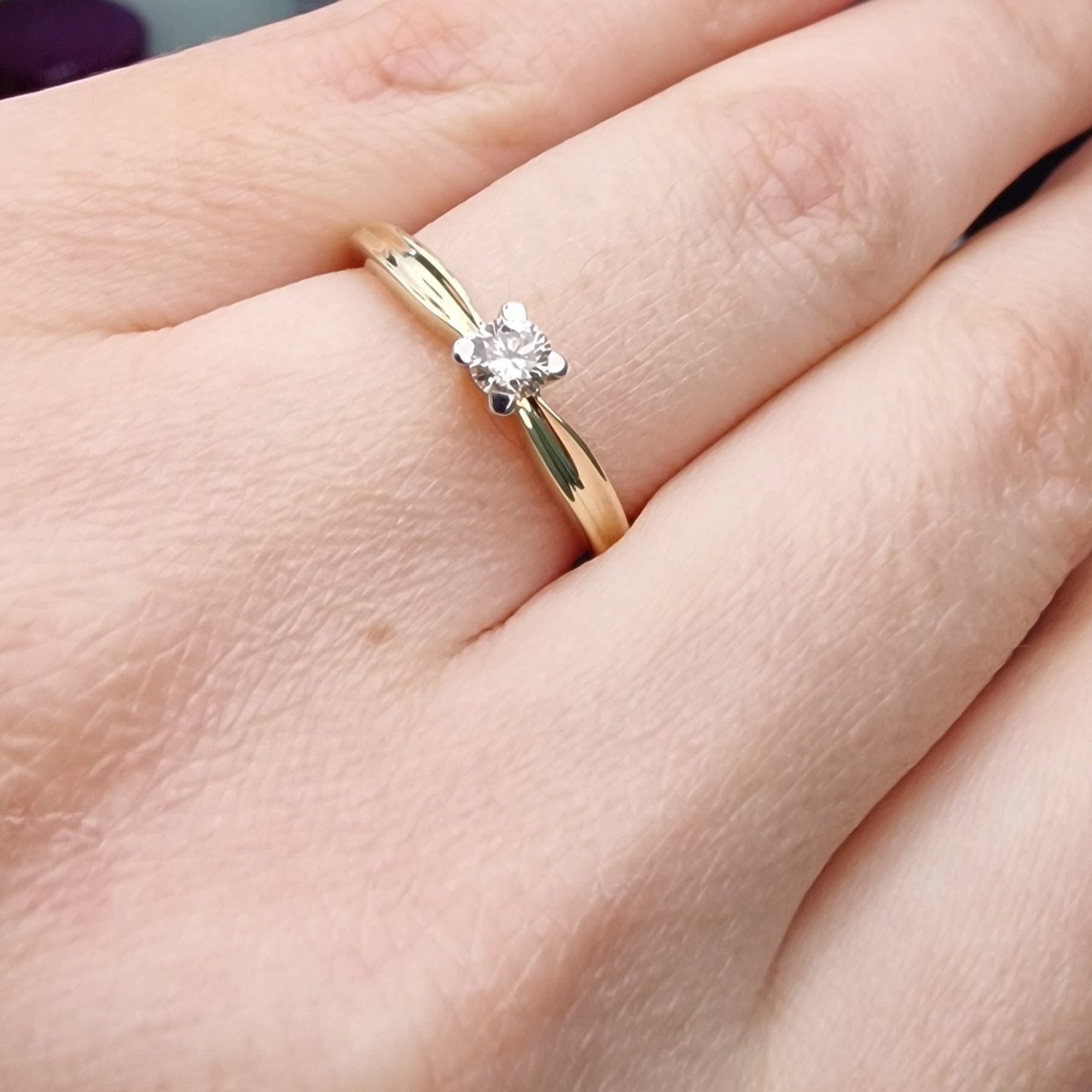 Кольцо Deimantas 99981796 17,5р 1,93гр 0,182ct. купить,NaN