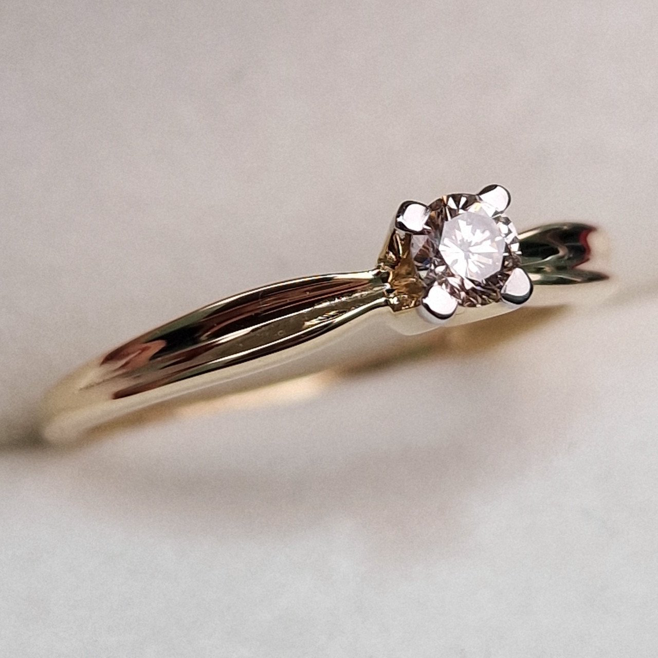 Кольцо Deimantas 99981796 17,5р 1,93гр 0,182ct. купить,NaN