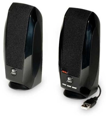 Компьютерные колонки Logitech S150 черный