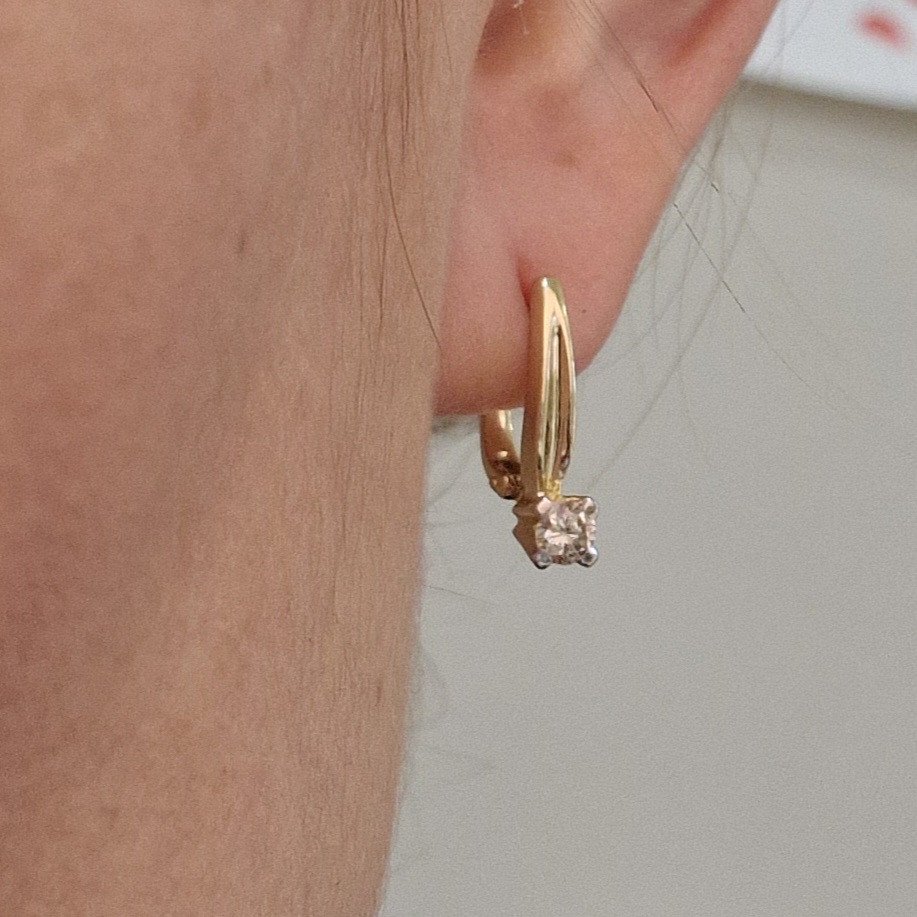 Серьги Deimantas 99981839 2,94гр 0,362ct. купить,NaN