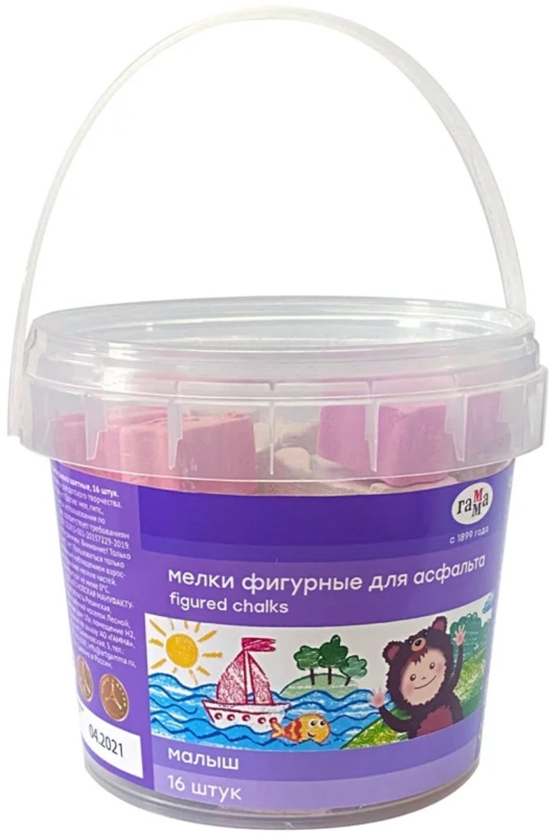 ГАММА мел сухой сечение шестигранное 4 шт купить,NaN