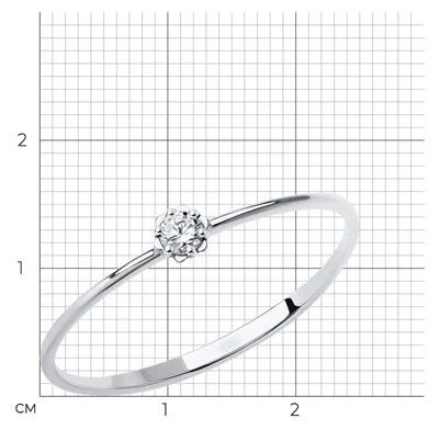 Кольцо Sokolov 018874-3 16.5р 0.6гр купить,NaN