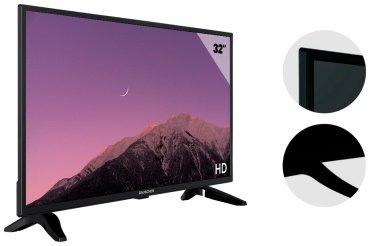 Телевизор DAUSCHER DE32HD553L35 81 см черный - ForteMarket Телевизор DAUSCHER DE32HD553L35 81 см черный купить,0