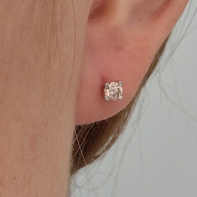 Серьги Deimantas 100068021 1,34гр 0,368ct. купить,NaN