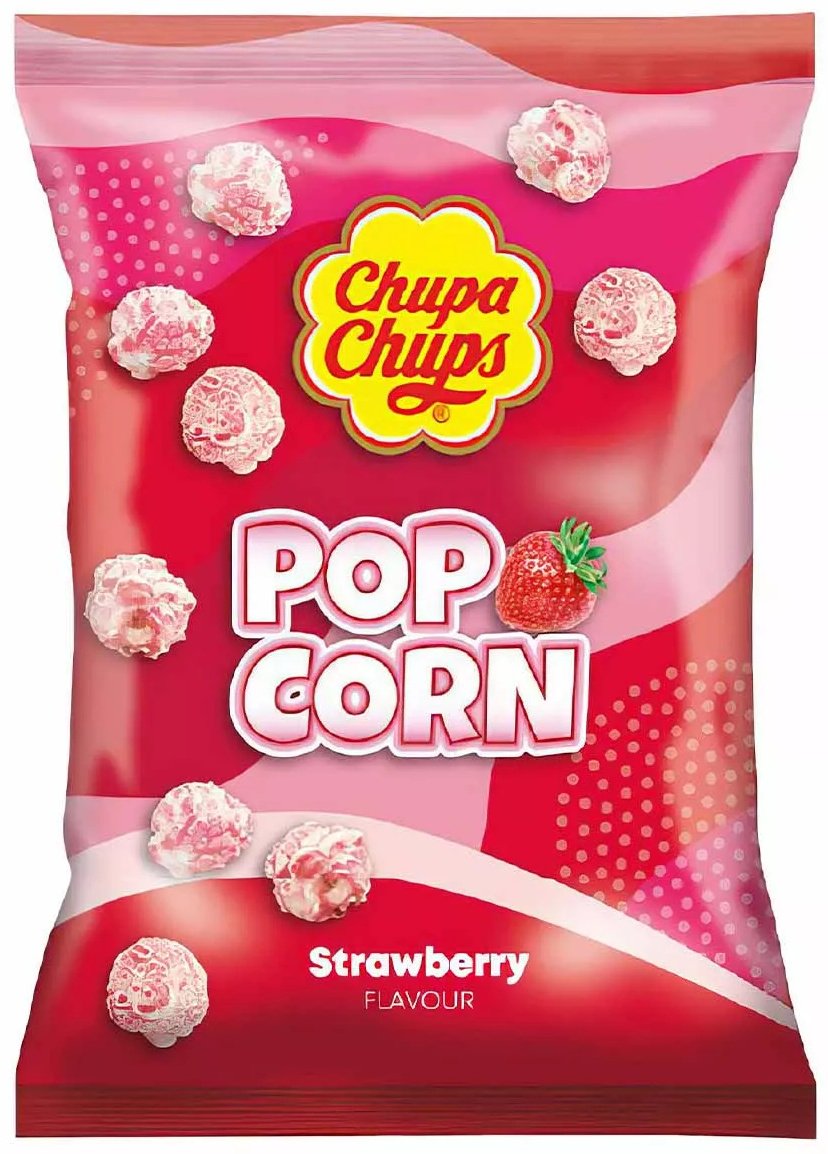 Попкорн Chupa Chups готовый сладкий клубника 90 г купить,NaN