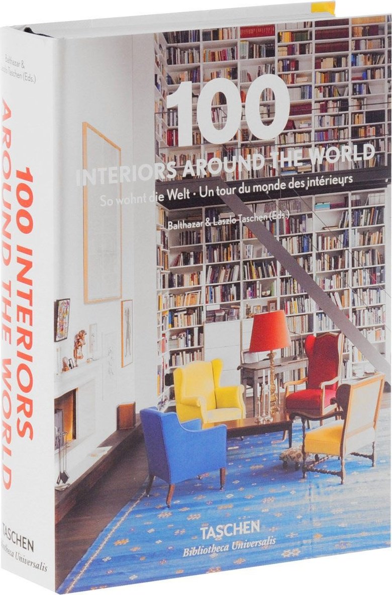 Книга 100 Interiors Around the World купить,NaN