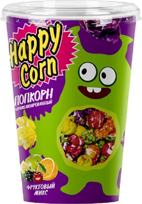 Попкорн Happy Corn Фруктовый микс готовый 85 г купить,NaN