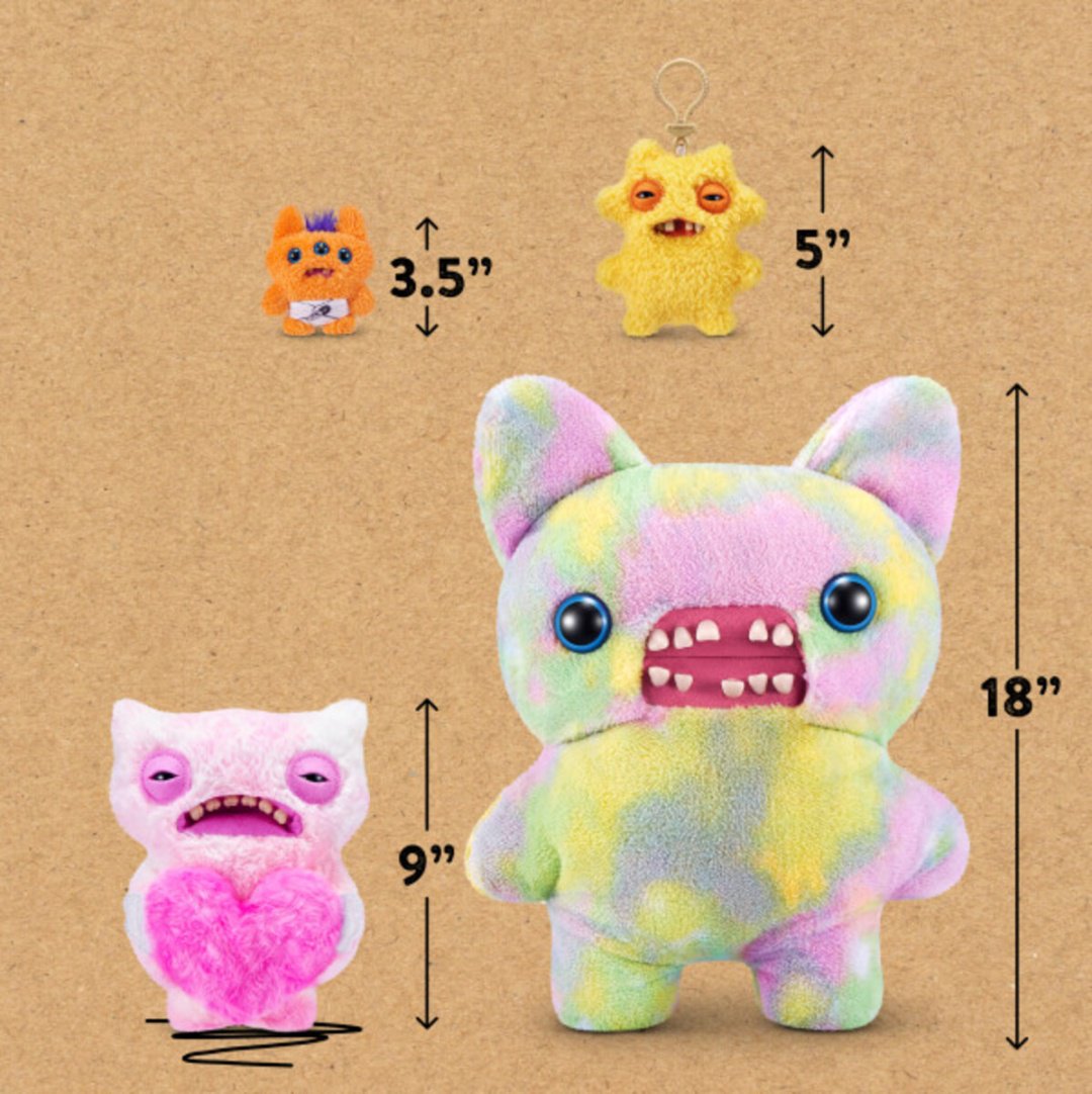 Мягкая игрушка Fuggler Pink Wide-eyed Weirdo, 22 см купить,NaN