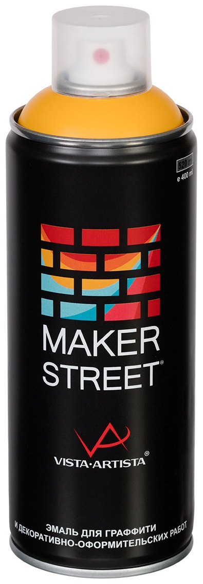 Краски акриловые MAKERSTREET Золотистый шафран 1 шт 400 мл купить,NaN