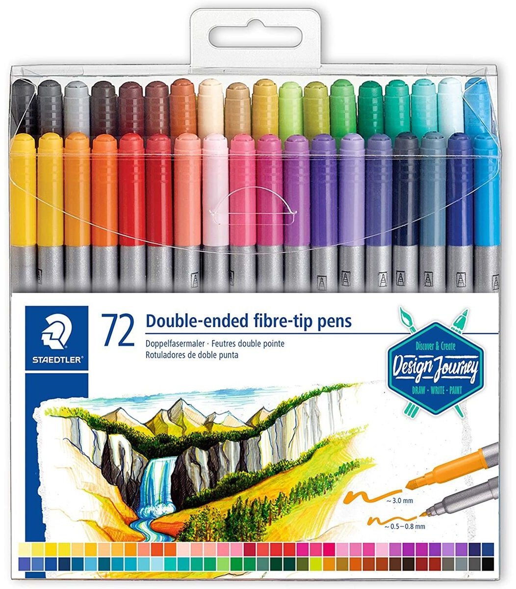 Фломастер STAEDTLER 72 шт купить,NaN