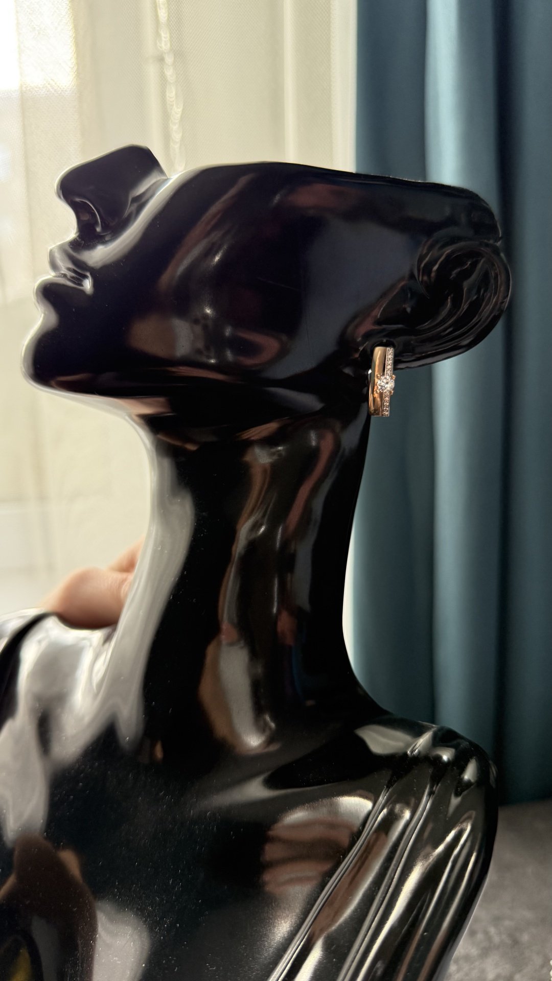 Серьги Green Line GL047 вес 4.2 г золото, фианит купить,NaN