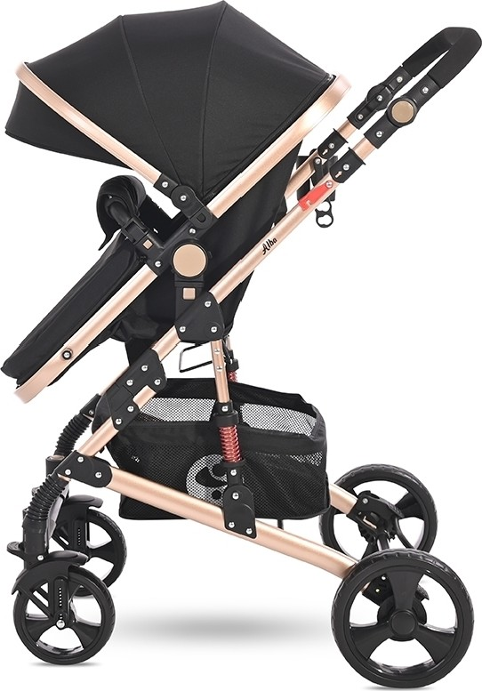 Коляска трансформер Lorelli Alba Classic 2106 black купить,NaN