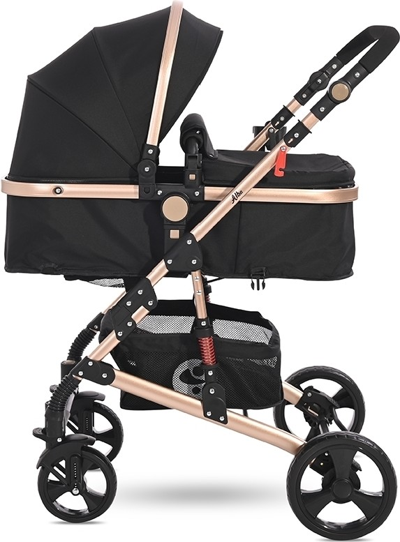 Коляска трансформер Lorelli Alba Classic 2106 black купить,NaN
