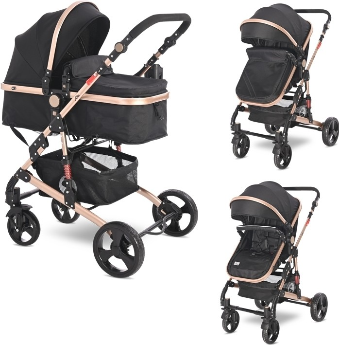 Коляска трансформер Lorelli Alba Classic 2106 black купить,NaN