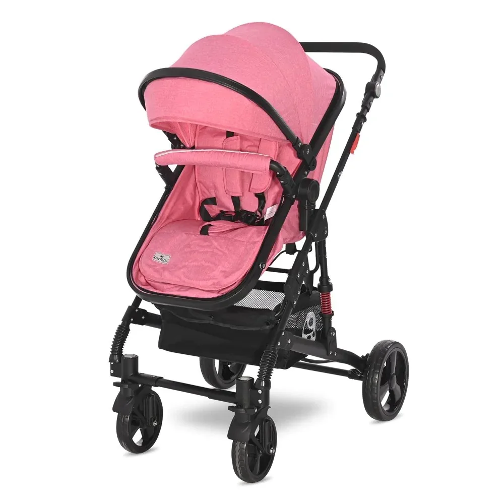 Коляска трансформер Lorelli Alba Classic 2189 pink купить,NaN