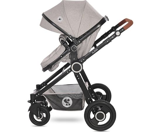 Коляска трансформер Lorelli Alba Premium Set 2185 opaline grey elephants  купить,NaN