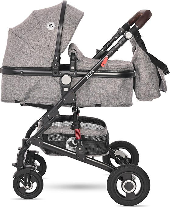 Коляска трансформер Lorelli Alba Premium Set 2184 grey  купить,NaN