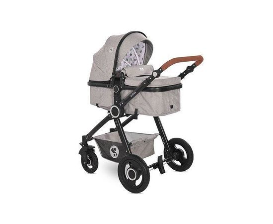 Коляска трансформер Lorelli Alba Premium Set 2185 opaline grey elephants  купить,NaN