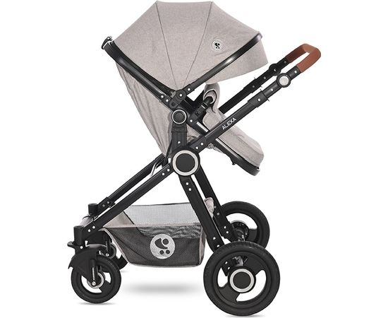 Коляска трансформер Lorelli Alba Premium Set 2185 opaline grey elephants  купить,NaN
