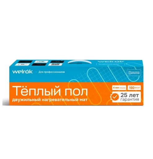 Нагревательный мат Welrok Mat 1,5 м², 255 Вт