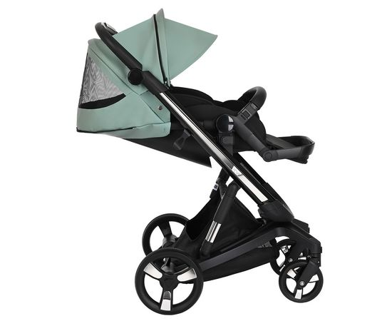 Коляска 2 в 1 Ibebe I-Stop IS21 turquoise black  купить,NaN