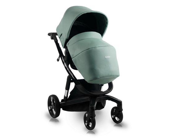 Коляска 2 в 1 Ibebe I-Stop IS21 turquoise black  купить,NaN