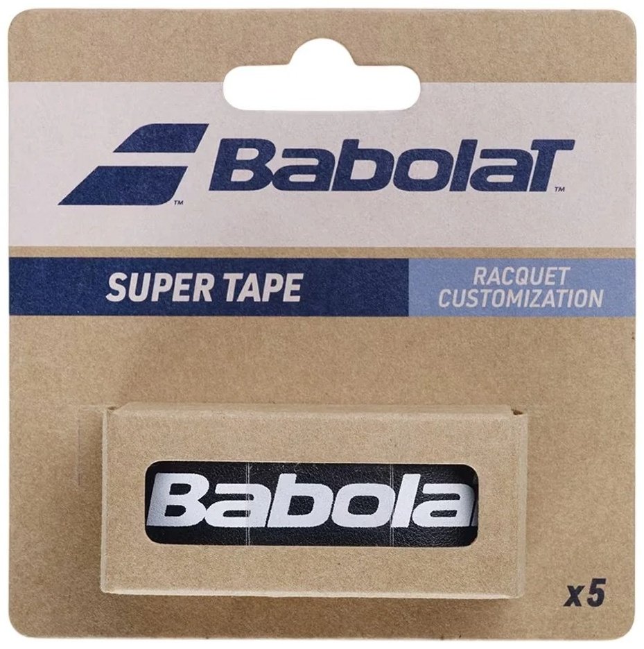 Babolat защита на обод Super Tape x5/710227-105/one size, black купить,NaN