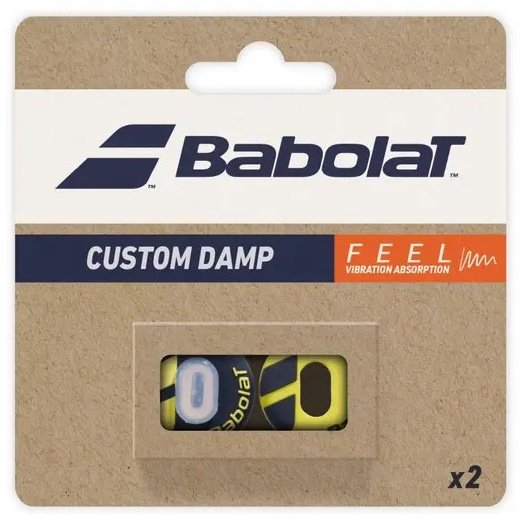Babolat демпфер Custom Damp x2/700130-142/one size, black yellow купить,NaN