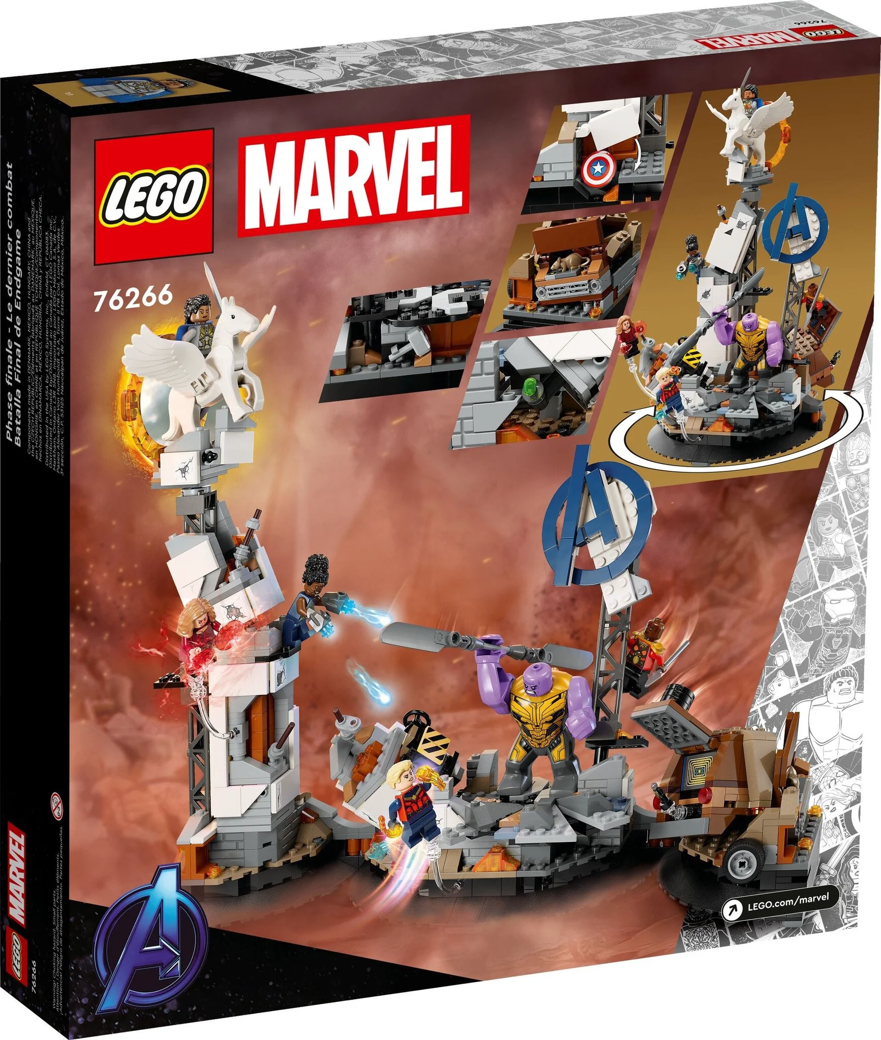 Конструктор Lego Эндшпиль финальная битва Super Heroes 76266 купить,NaN