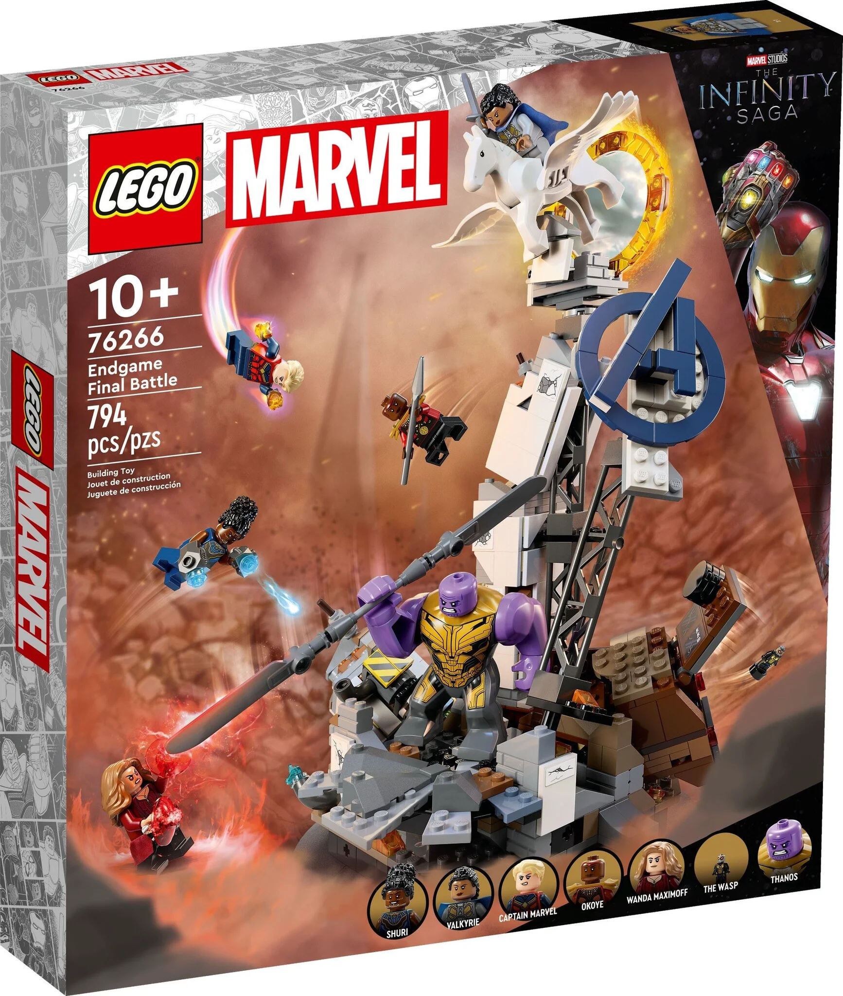 Конструктор Lego Эндшпиль финальная битва Super Heroes 76266 купить,NaN