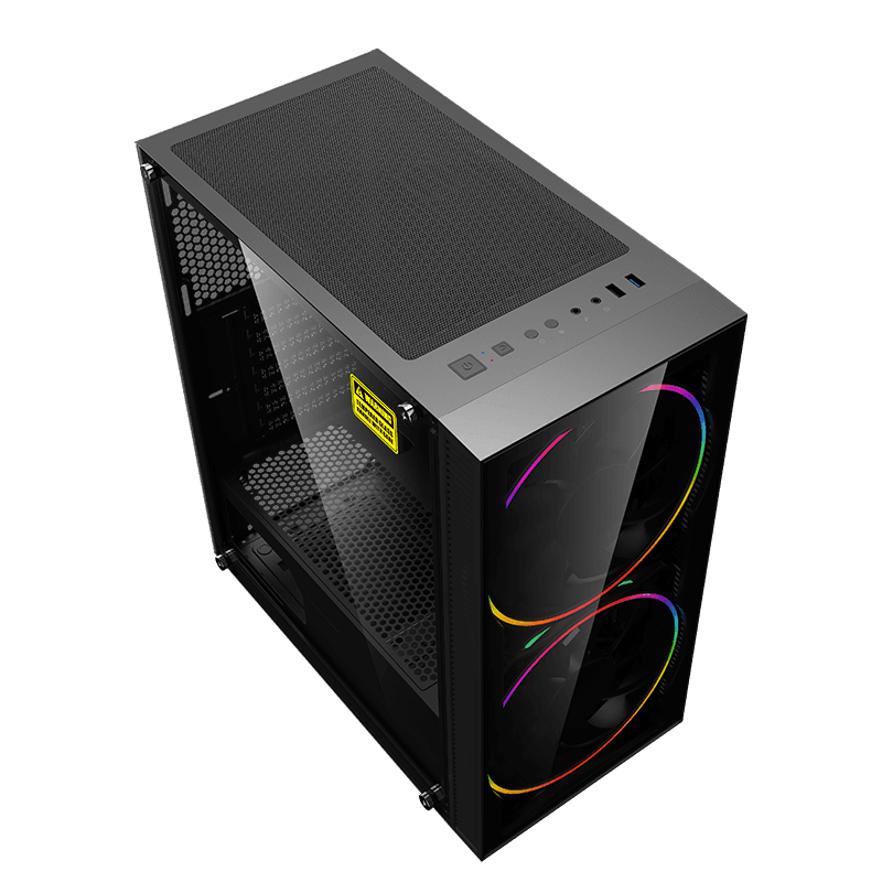 Корпус GameMax Hole черный - ForteMarket Корпус GameMax Hole черный купить,0