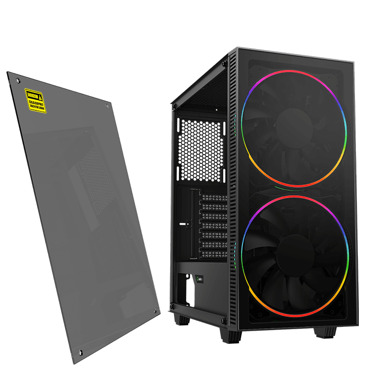 Корпус GameMax Hole черный - ForteMarket Корпус GameMax Hole черный купить,0