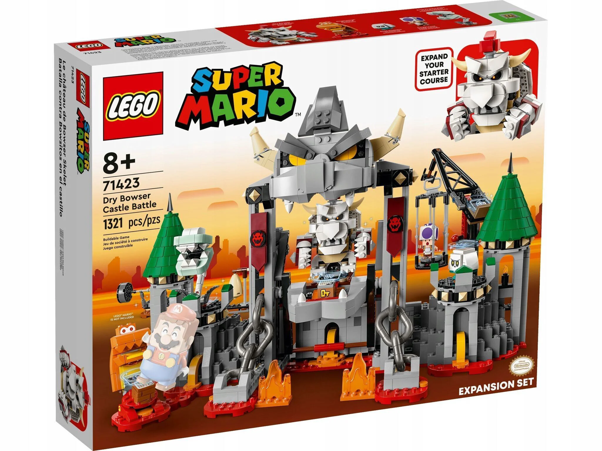 Конструктор Lego Битва в замке Боузера Super Mario 71423 купить,NaN