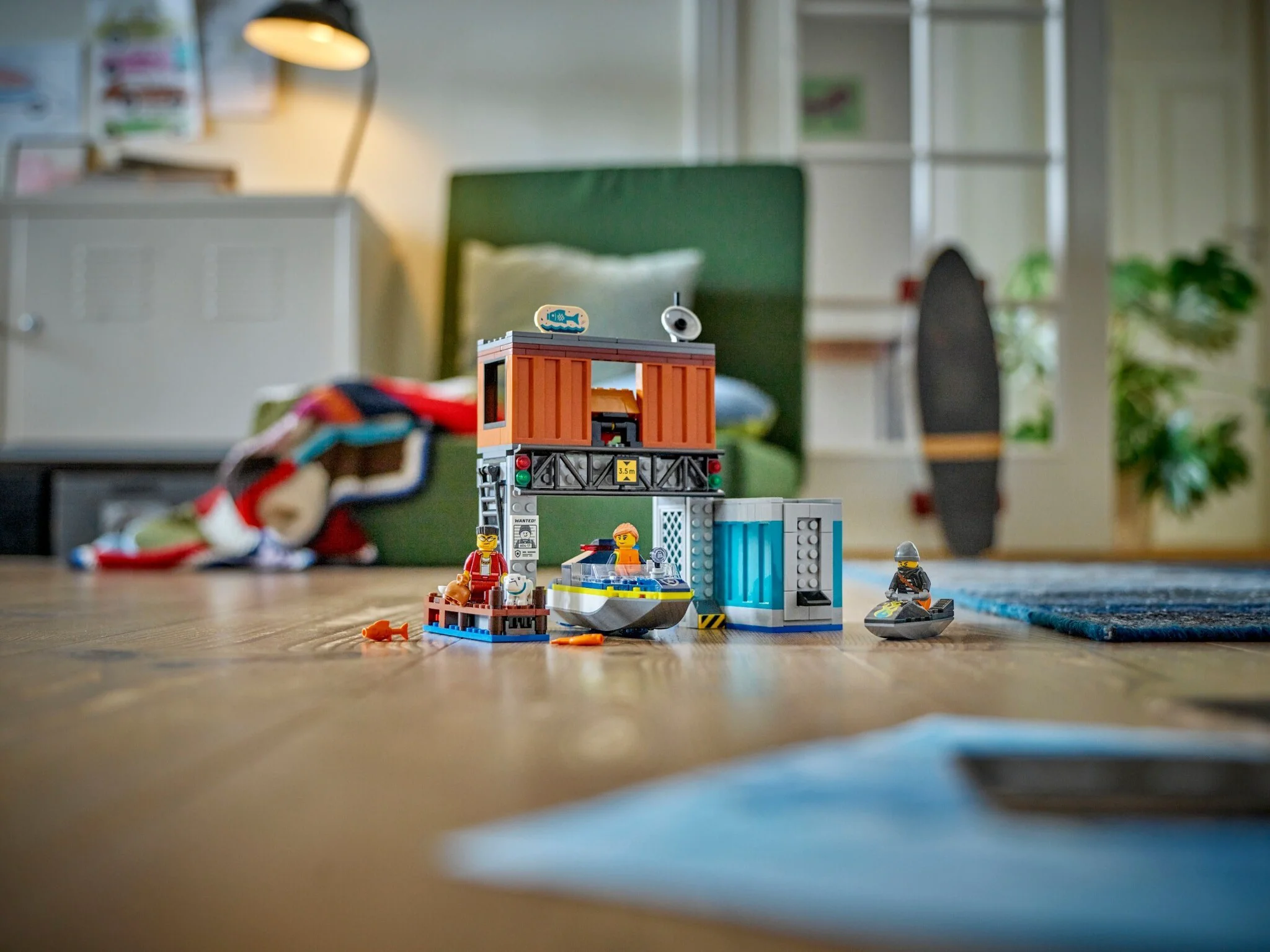 Конструктор Lego City Полицейский катер и убежище преступников 60417 купить,NaN