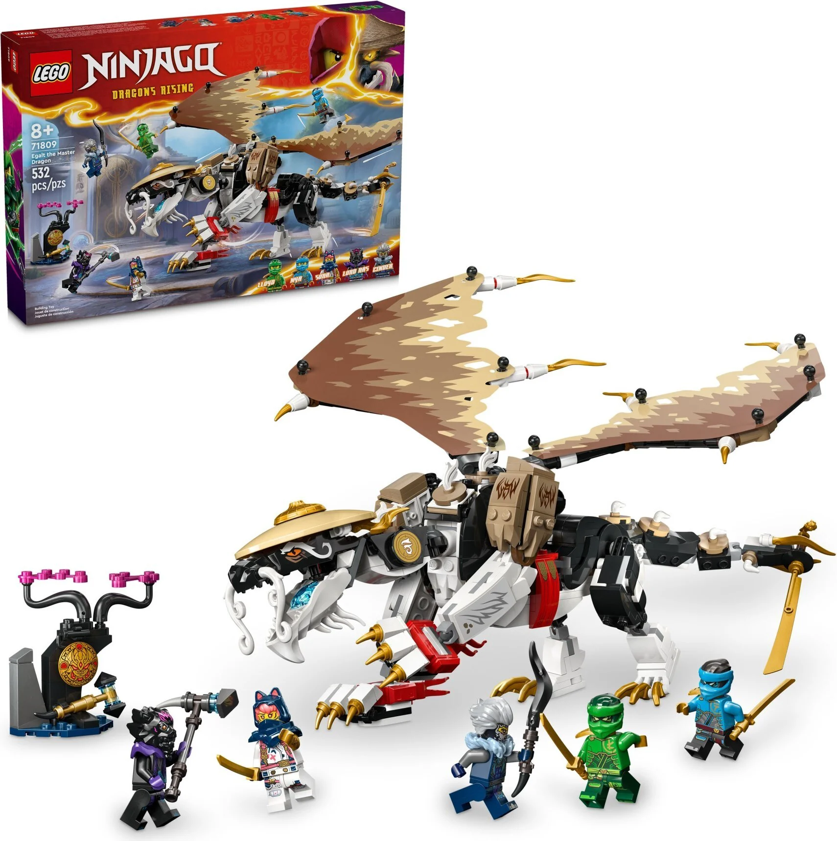 Конструктор Lego Ninjago Эгалт-повелитель Дракона 71809 купить,NaN