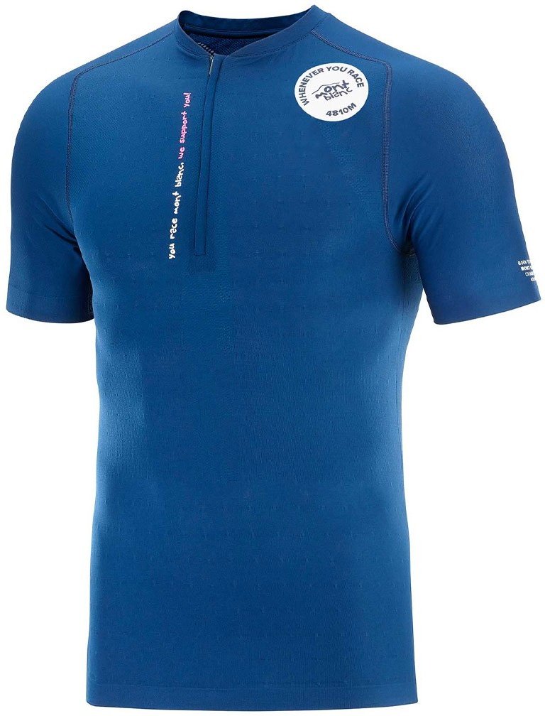 Футболка мужская Compressport Trail Mont Blanc 2020 AM00030L синяя XL купить,NaN